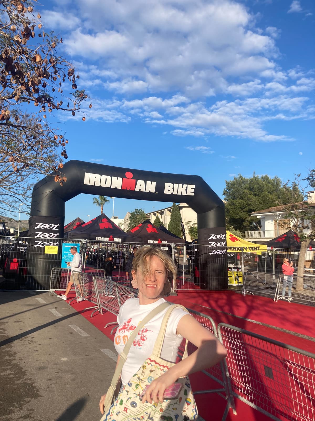Louise at Ironman Bike